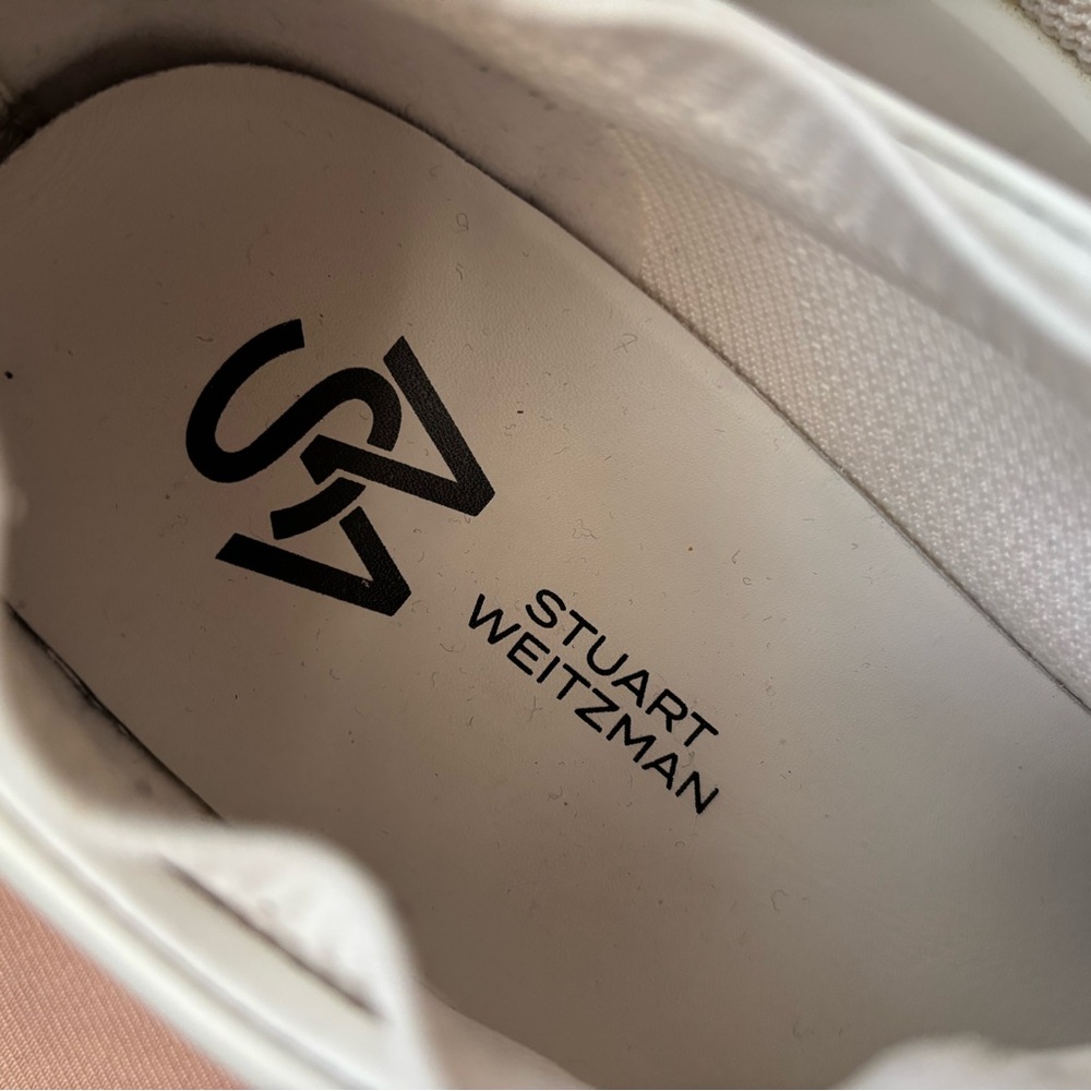 NEW STUART WEITZMAN White Sneakers. - Picture 2 of 6